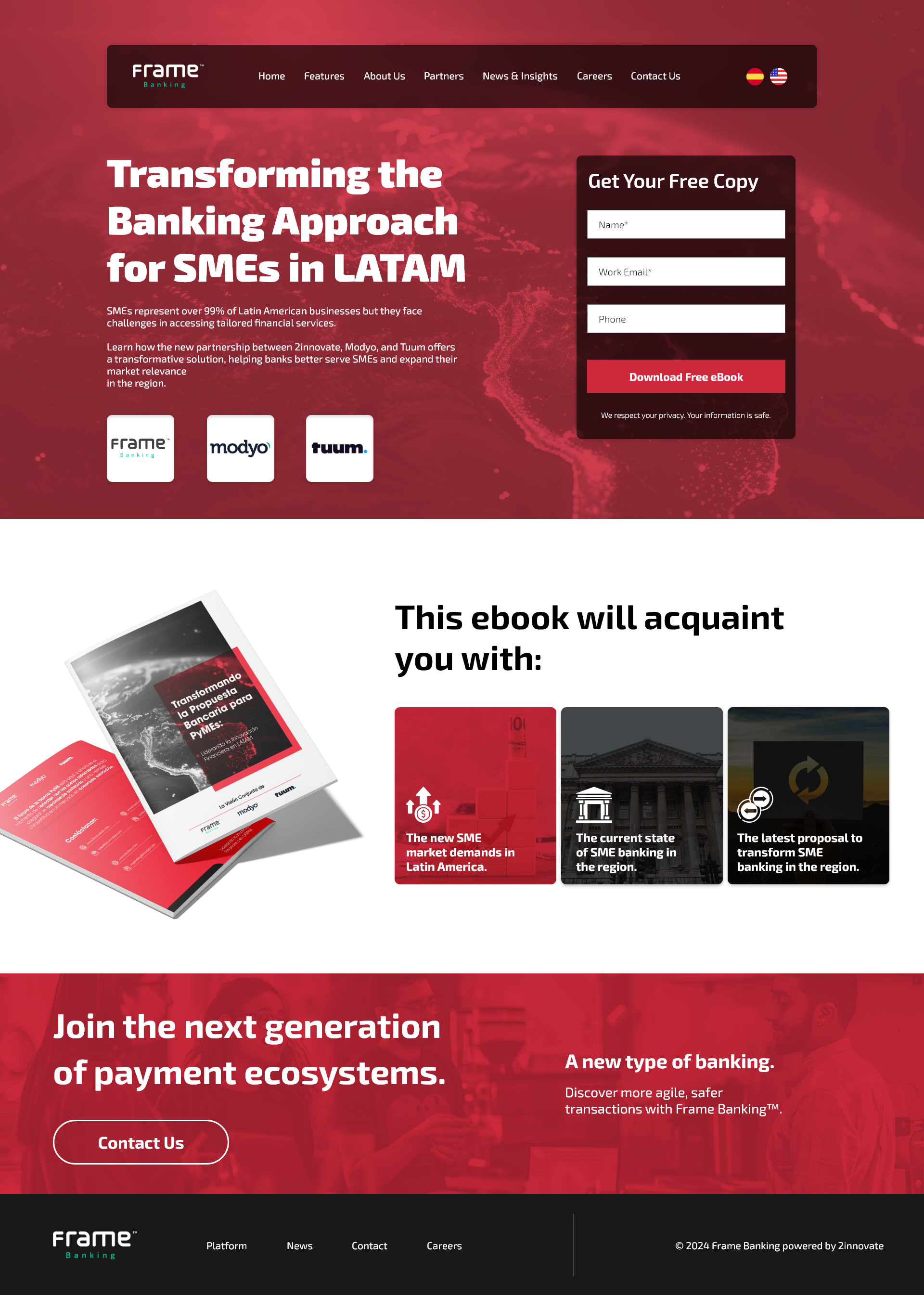 Landing page